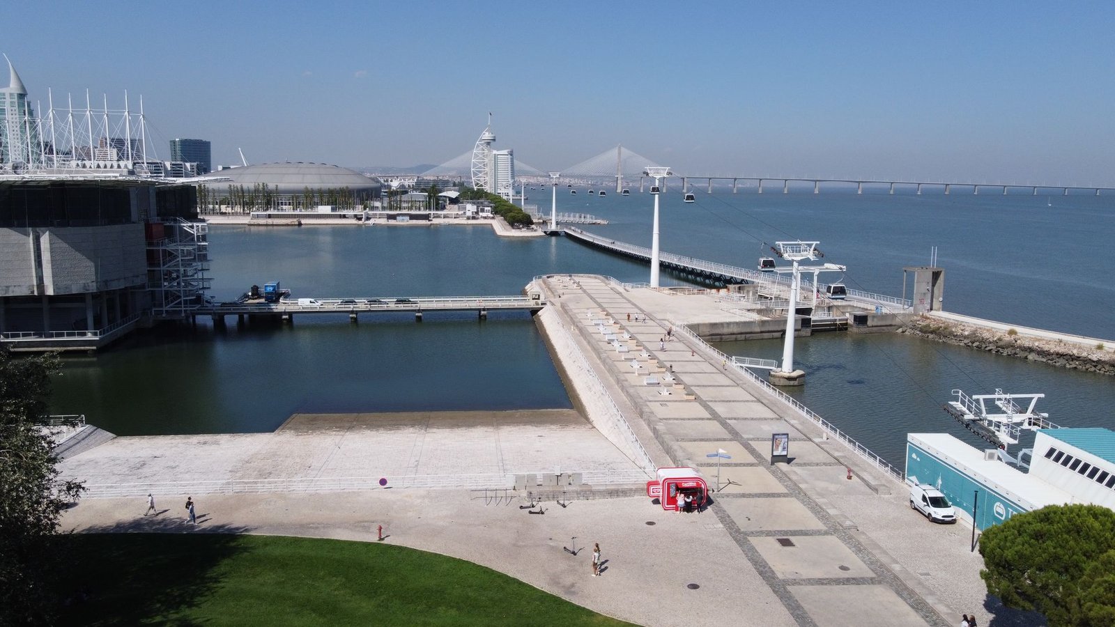Oceanário de Lisboa Vista Aérea