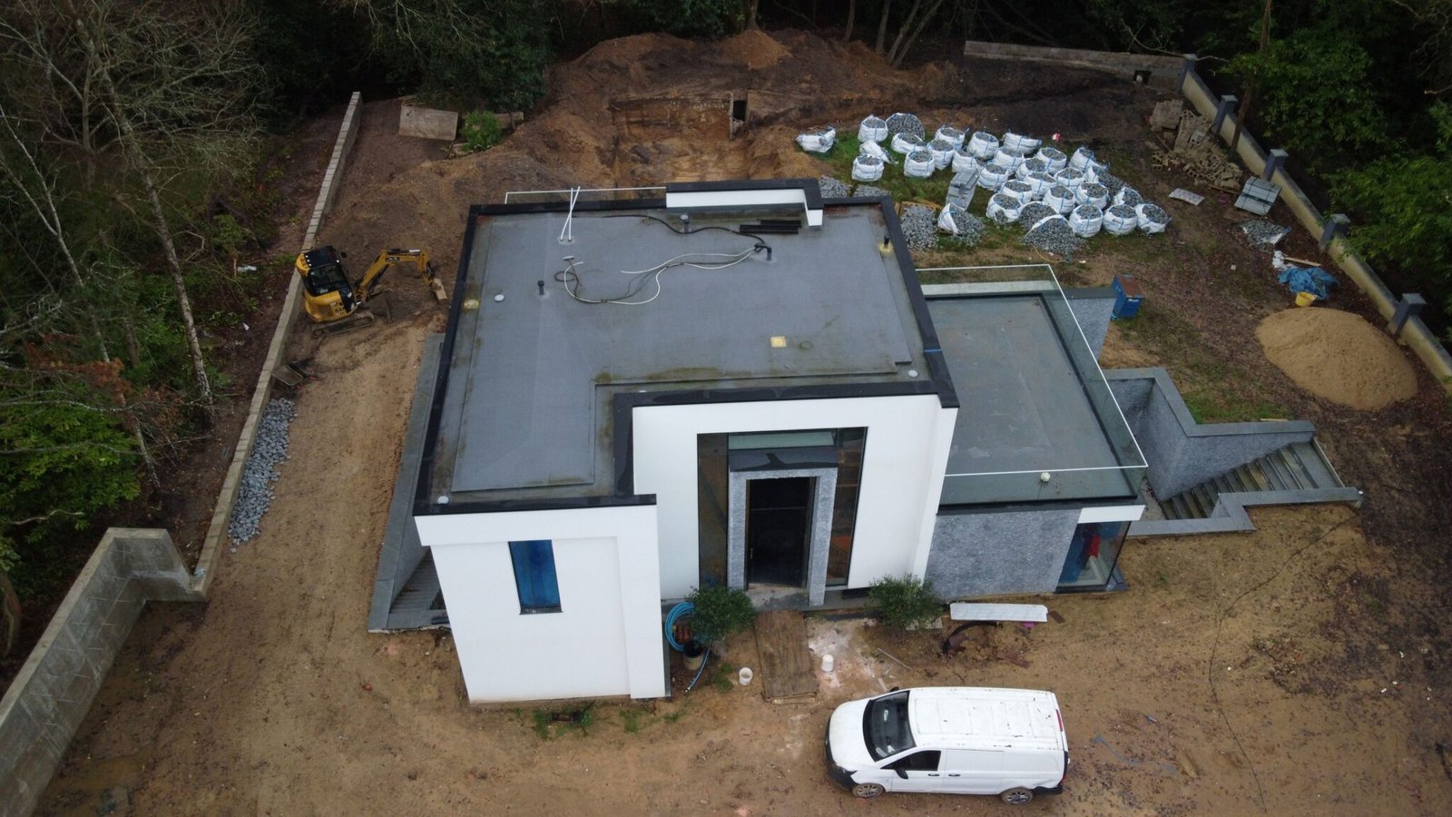 Vivenda em fase de construção